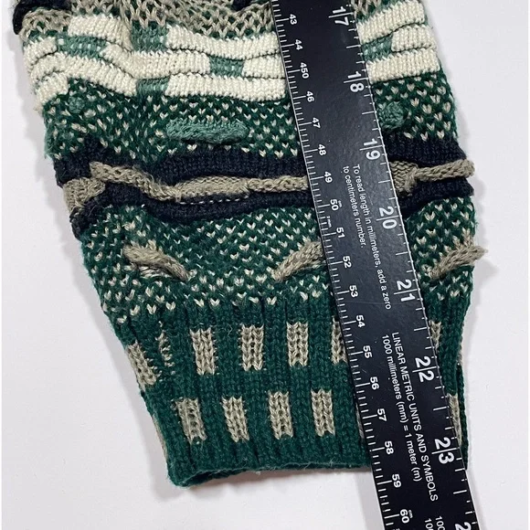 Vintage Protege Grandpa Sweater 3D Knit Mens L 90s Retro Cozy Heritage